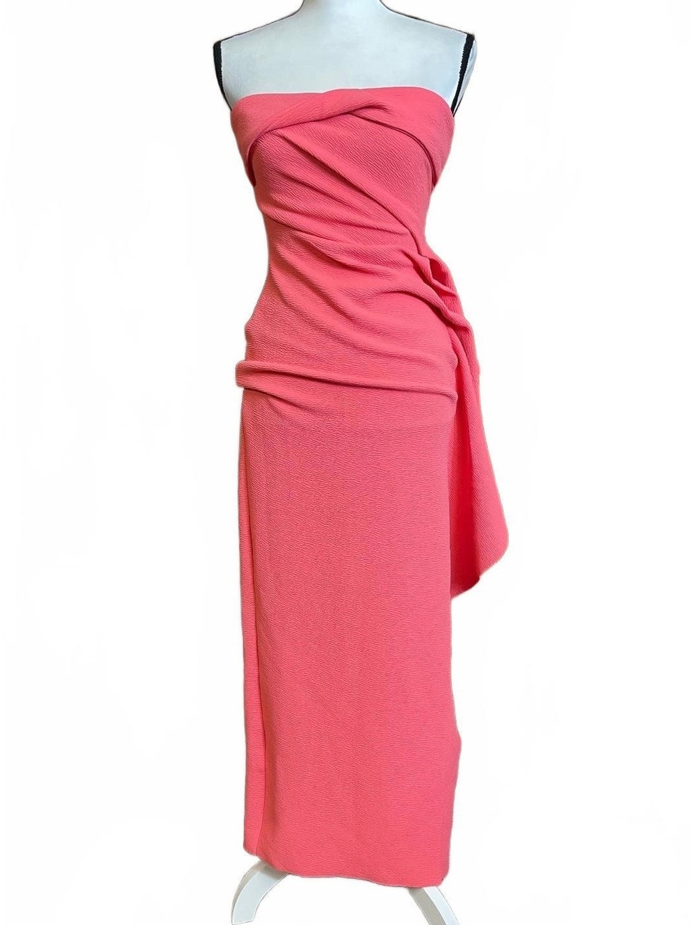 Here Comes the Sun Lana Strapless Twist Bust Dress small